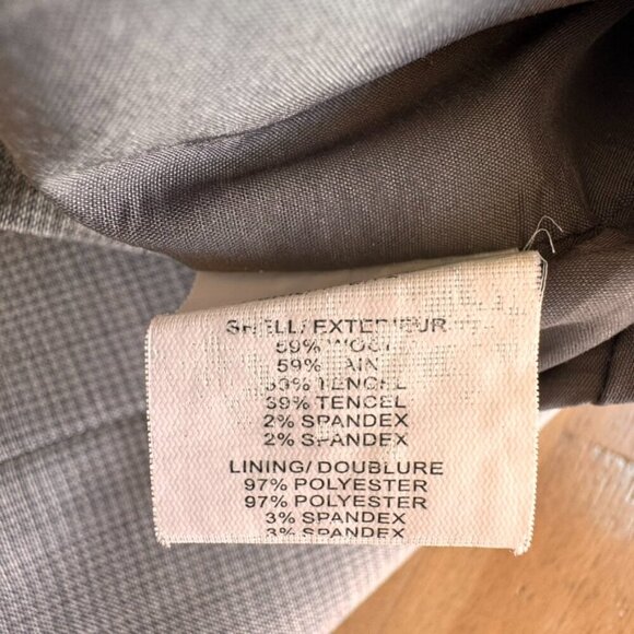 Theory Rikae/Eyre Wool Blend Cap Y2K Sleeve Sheath Dress Grey - Picture 5 of 8